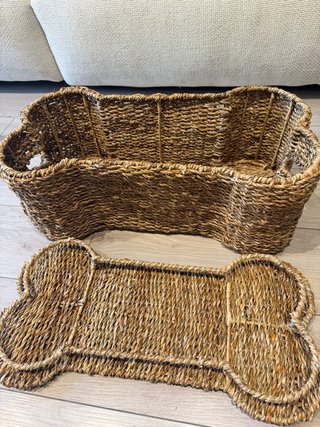 Cesta diseño hueso