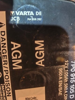 Batería 105Ah 915A 7P0 915 105 D