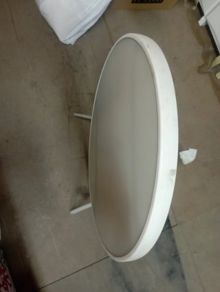Mesa redonda plegable Ikea exterior