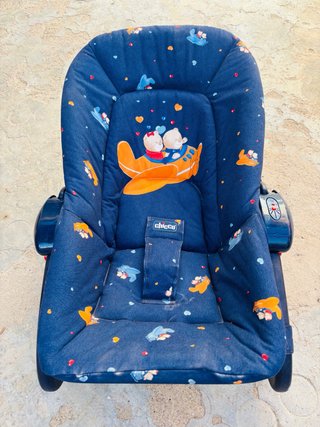 Balancín bebé Chicco azul con ositos