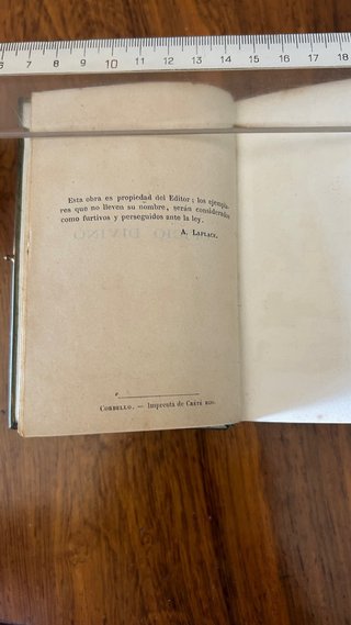 Libro antiguo s.XIX Oficio Divino-Paris Laplace