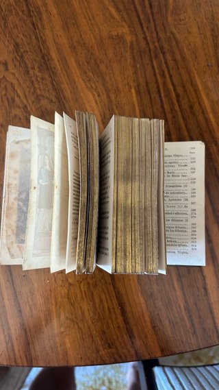 Libro antiguo s.XIX Oficio Divino-Paris Laplace