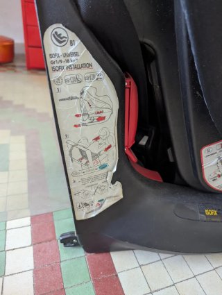 Silla coche Isofix 9-18 kg