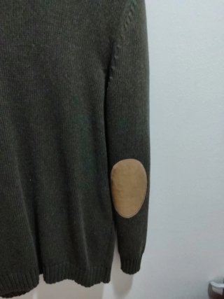 Chaqueta Genfins Lana Talla L Verde Oliva