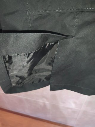 Chaquetón Zara Hombre Negro