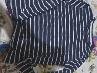 Camiseta rayas niño manga larga