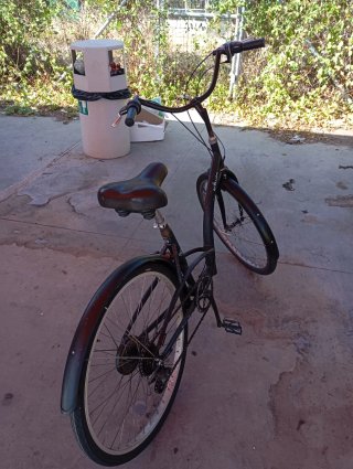 Bicicleta Urbana Btwin Elops 1 Negra + REGALO.