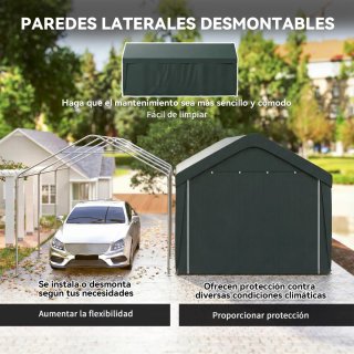 Carpa Garaje 3x6m PE Resistente