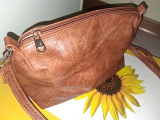 Borsa tracolla marrone