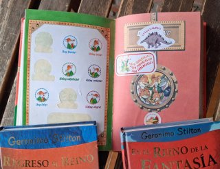 Geronimo Stilton: 3 libros.