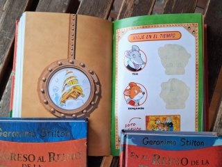 Geronimo Stilton: 3 libros.