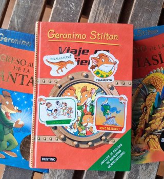 Geronimo Stilton: 3 libros.