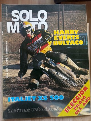 Lote 9 revistas Solo Moto (5€/unidad)