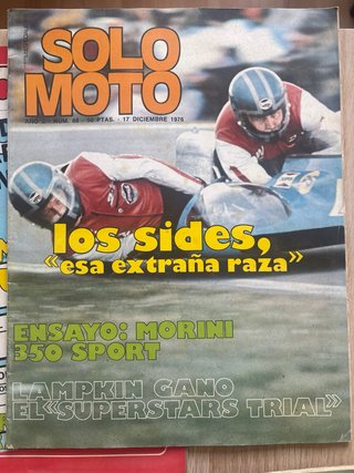 Lote 9 revistas Solo Moto (5€/unidad)