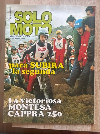 Lote 9 revistas Solo Moto (5€/unidad)