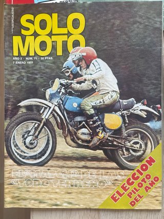 Lote 9 revistas Solo Moto (5€/unidad)