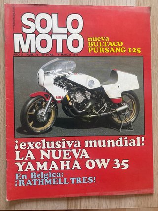 Lote 9 revistas Solo Moto (5€/unidad)