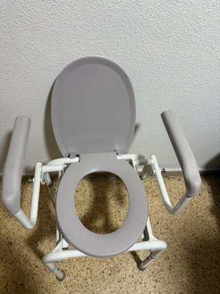 Silla WC para mayores con reposabrazos