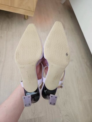 Zapatos Hispanitas destalonados Salón Lila Talla 4