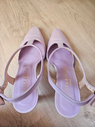 Zapatos Hispanitas destalonados Salón Lila Talla 4