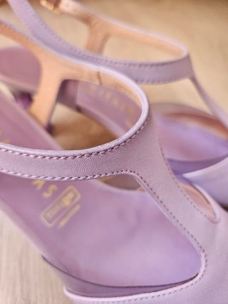 Zapatos Hispanitas destalonados Salón Lila Talla 4