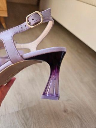 Zapatos Hispanitas destalonados Salón Lila Talla 4