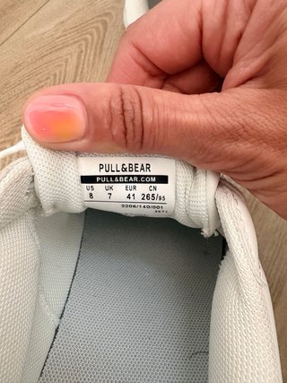 Zapatillas Pull&Bear Blancas Talla 38