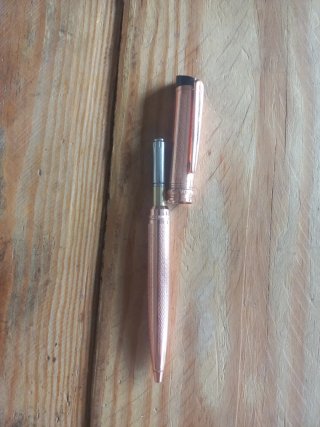 Bolígrafo Montblanc Meisterstück Dorado Vintage