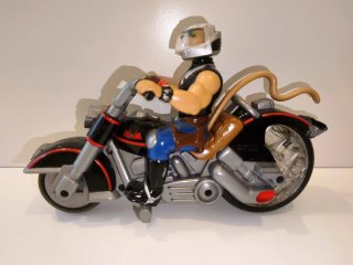 Figura Biker Mice motoratones de marte Throttle
