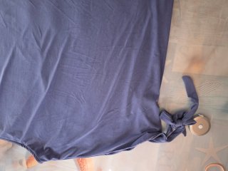 Camiseta morada manga corta