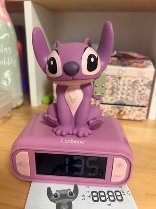 Reloj Despertador Lexibook Angel Morado