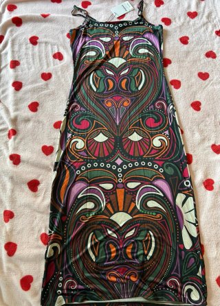 Vestido estampado M