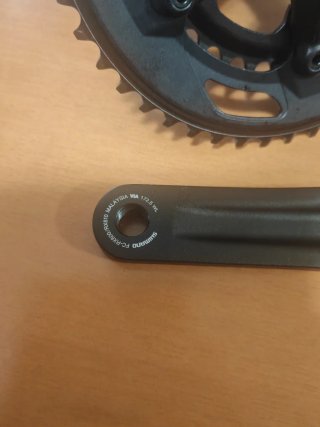 Bielas Shimano GRX 2x12v 46-30T 172.5mm