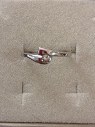 Anillo Oro 18k Diamante Natural 0.10Ct