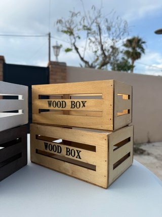 Cajas de madera rústicas (paneras)