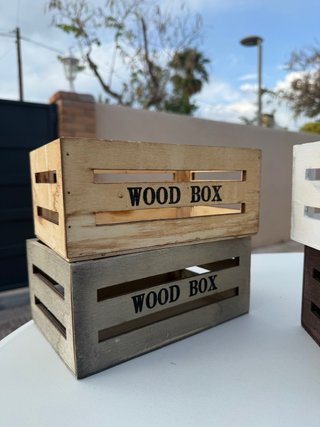 Cajas de madera rústicas (paneras)