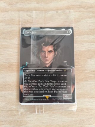 Carta Magic Zack Fair Final Fantasy VII