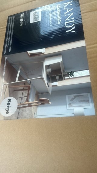 Escritorio KANDY Beige Madera Nuevo sin estrenar