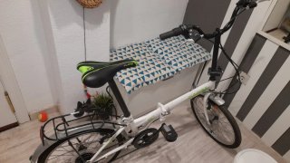 Bicicleta Plegable Blanca