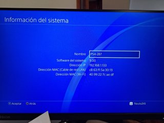 PS4 Slim 1TB Negra Firmware 9.00