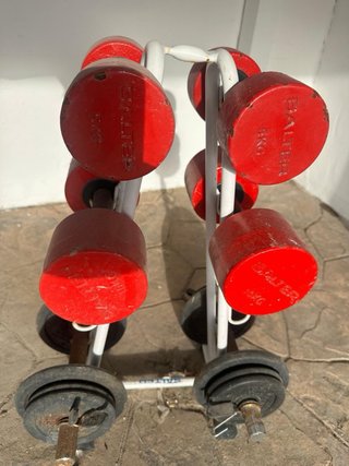 Juego de Mancuernas y Discos de Pesas