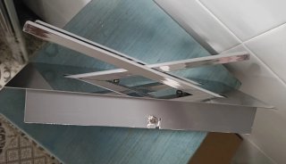Lámpara LED Techo/Pared Plata y Blanca