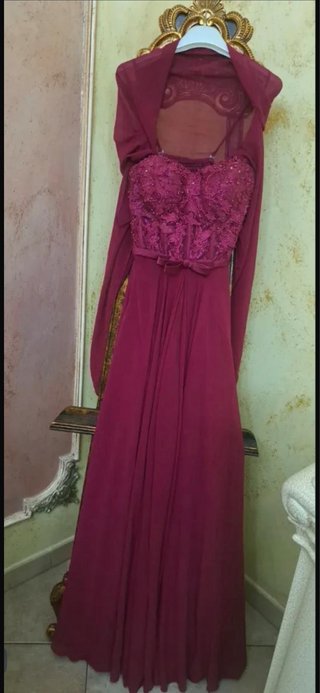 Vestido de fiesta invitada boda morado