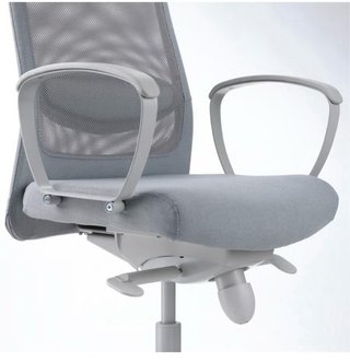 Silla de oficina Markus Ikea Gris/Blanco