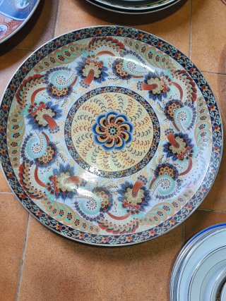 Platos Cerámica Orientales Decorados