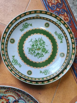 Platos Cerámica Orientales Decorados