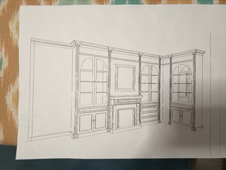 Mueble de salón de madera