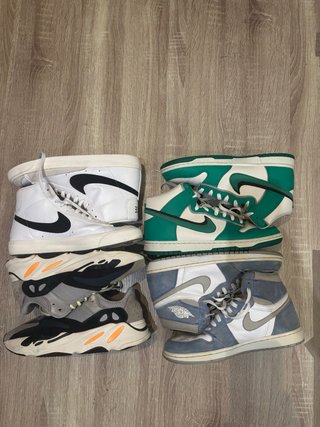 Nike Air Force 1 Mid Blancas Talla 43 80€ los 4