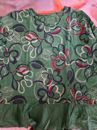 Blusa manga corta estampada