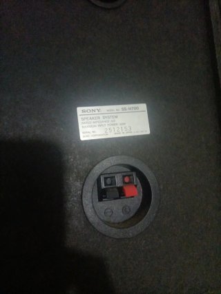 Altavoces Sony SS-HH700 Negros